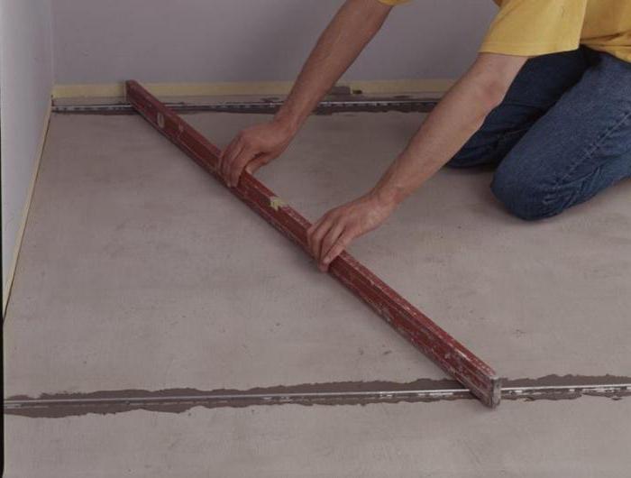 чем можно выровнять бетонный пол