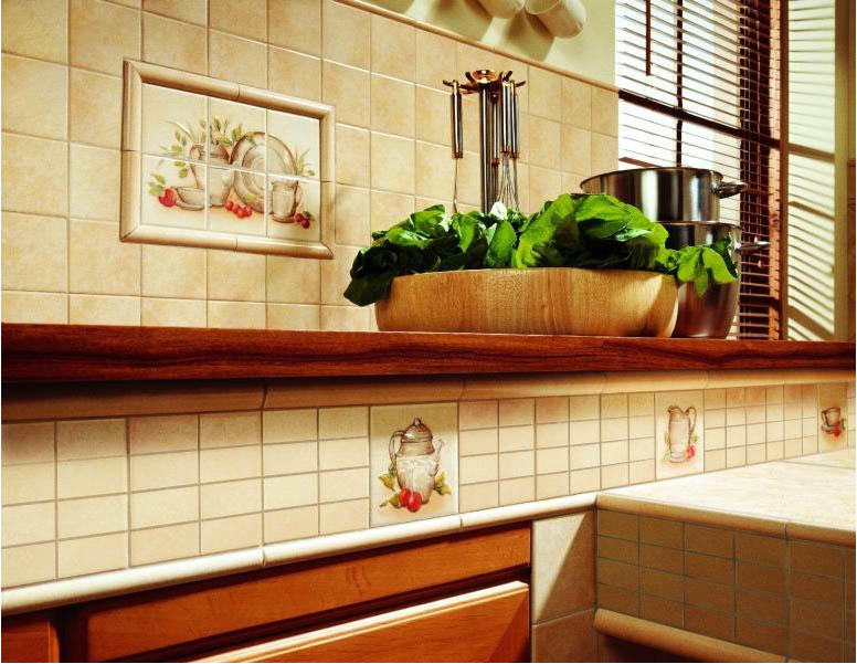 Почему керамическая плитка является самым популярным материалом для отделки кухни? Все просто - материал влагостойкий и является одним из самых долговечных