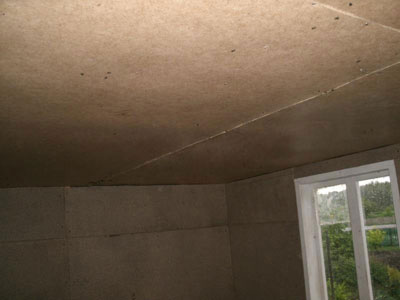 Монтаж древесноволокнистых плит (ДВП) на потолок