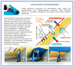 Какая нужна пароизоляция