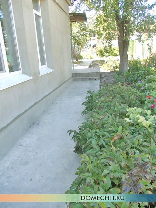 Заливка двора бетоном своими руками - фото